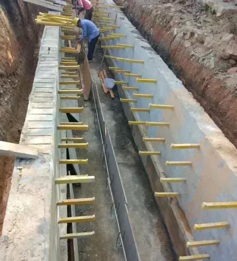 哈哈体育电缆沟施工